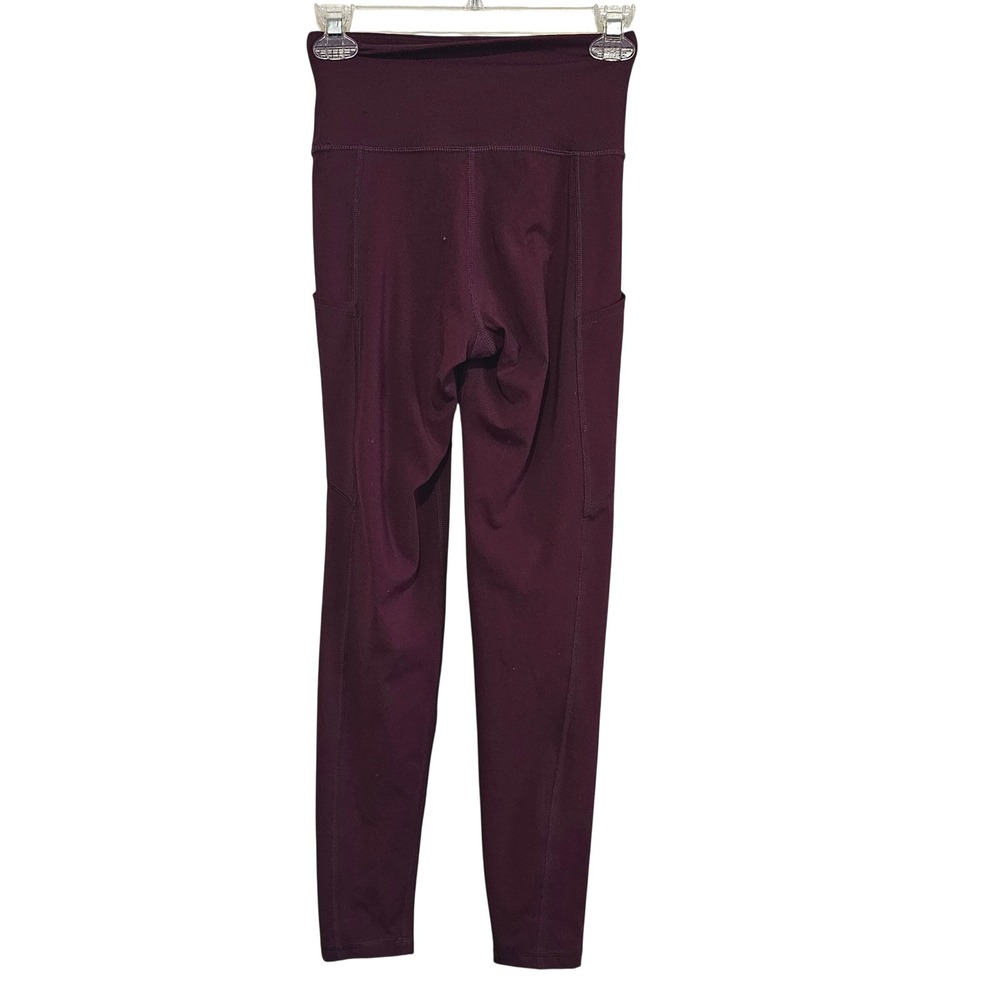 American Eagle The Everything Pocket Legging XS Regular‎ Burgundy High Waisted